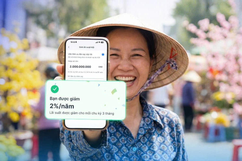 ACB mang đến giải pháp tối ưu dòng tiền dịp Tết cho hộ kinh doanh