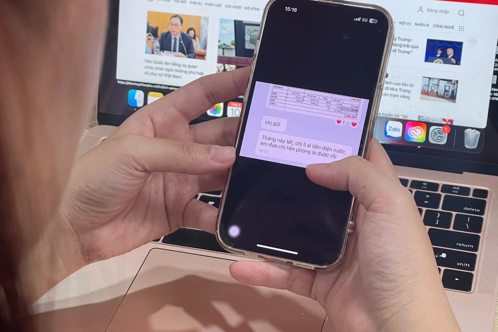 Lần đầu tiên sau 6 năm thuê trọ, nữ lao động được lì xì tiền điện nước