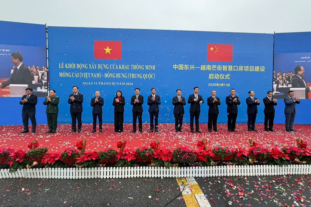 Khởi động xây dựng cửa khẩu thông minh Móng Cái - Đông Hưng