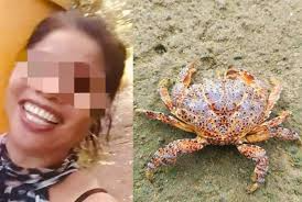 Ăn cua quỷ chứa độc tố cực mạnh để quay video, người phụ nữ tử vong