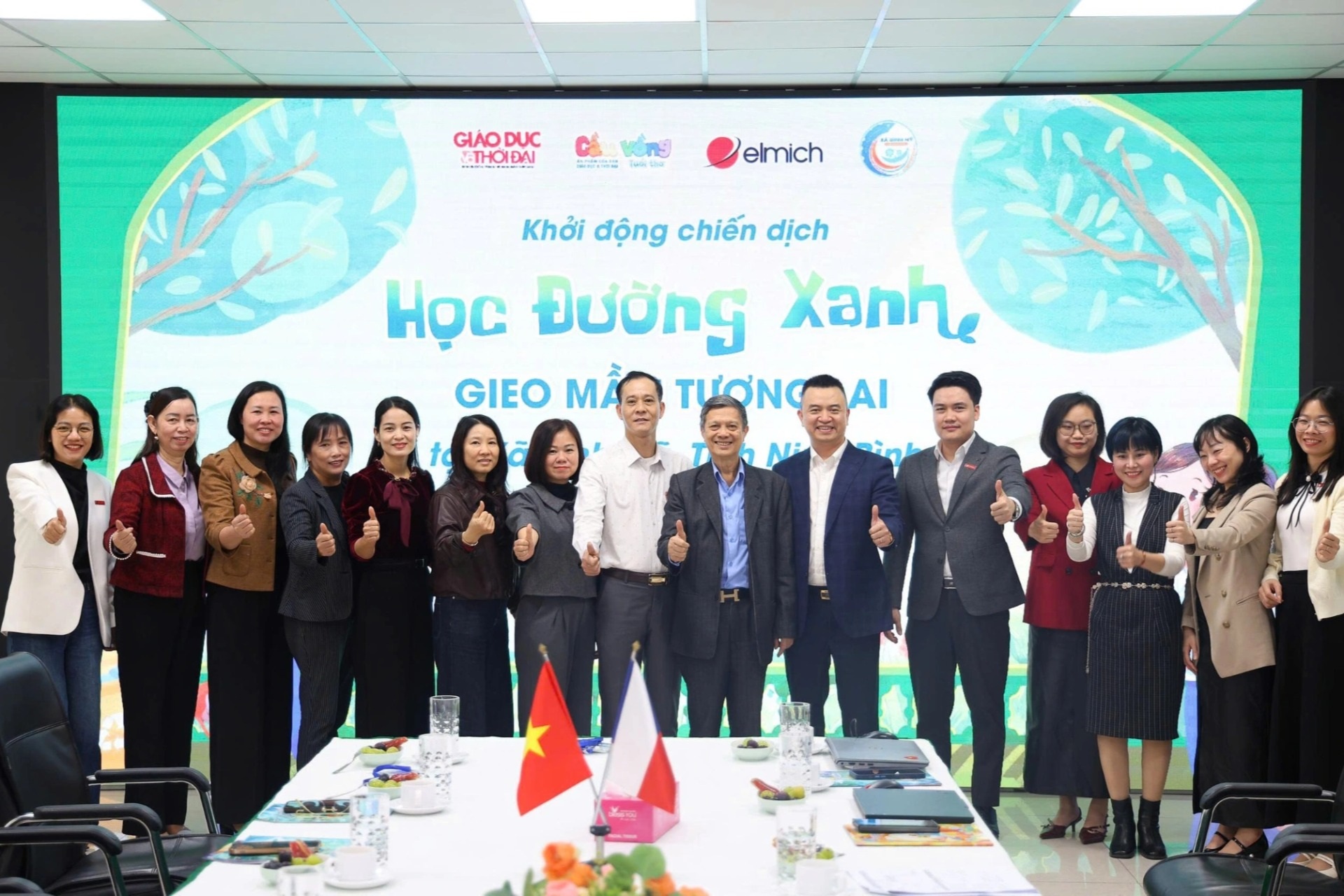 Elmich triển khai hoạt động “Học đường xanh - Sống khỏe và sống xanh”