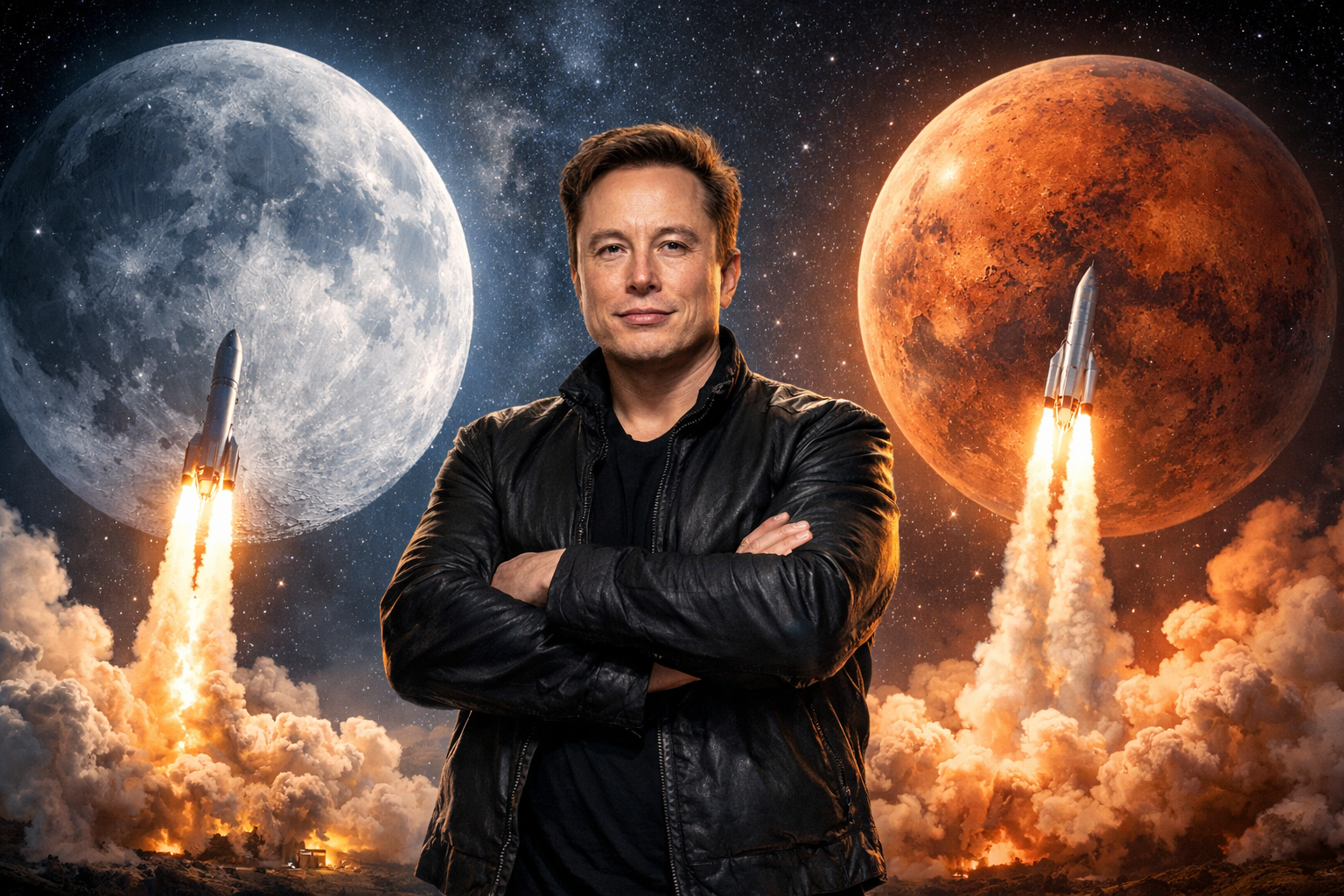 Elon Musk “bỏ rơi” Sao Hỏa, chuyển mục tiêu chinh phục Mặt Trăng