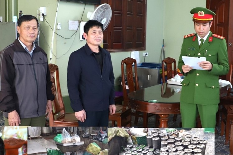 Chủ cơ sở sử dụng chất cấm sản xuất hàng trăm kg giò chả, giăm bông