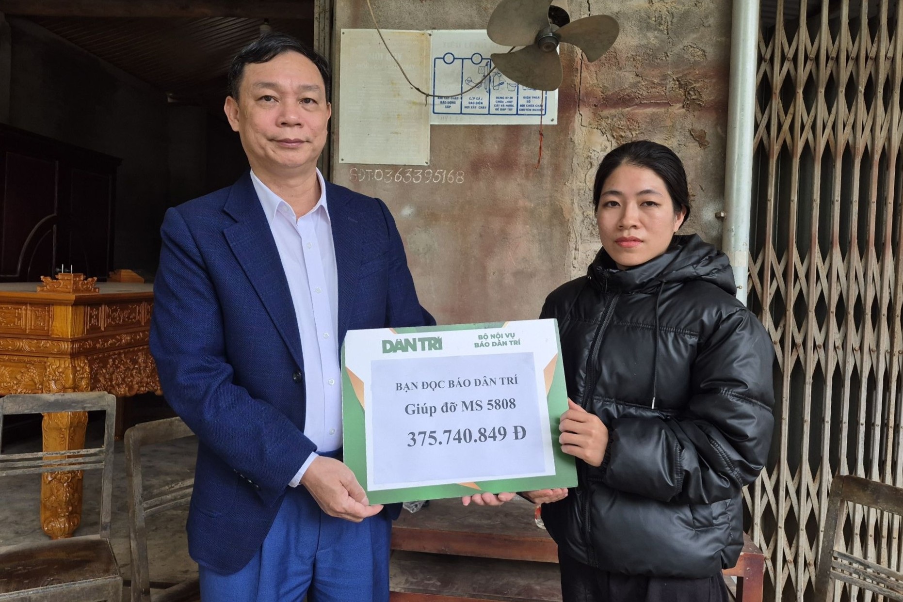 Người mẹ có 2 con bị bệnh đón nhận hơn 415 triệu đồng ngày cận Tết