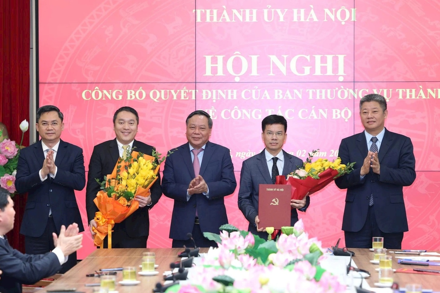 Hà Nội công bố các quyết định về công tác cán bộ