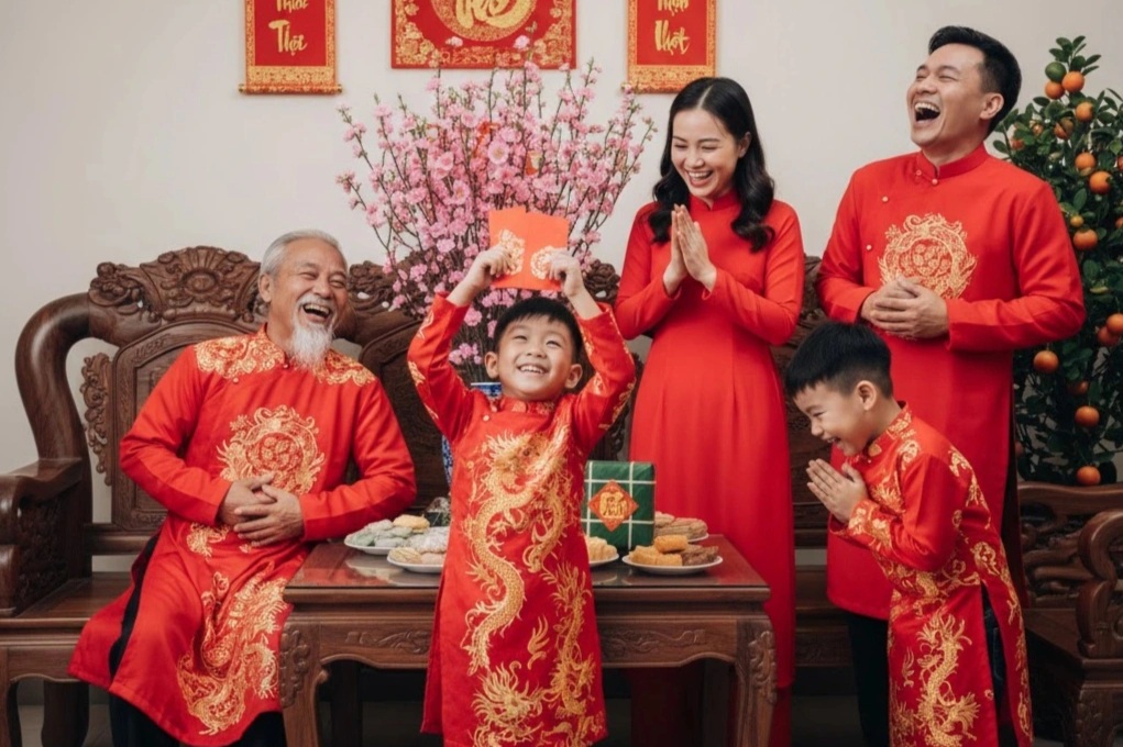 Những lời chúc Tết Bính Ngọ 2026 giúp ông bà cười cả năm