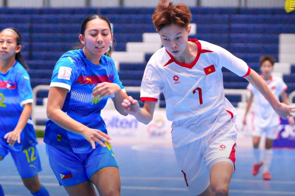 Đội tuyển futsal nữ Việt Nam thắng Philippines tại giải Đông Nam Á 2026