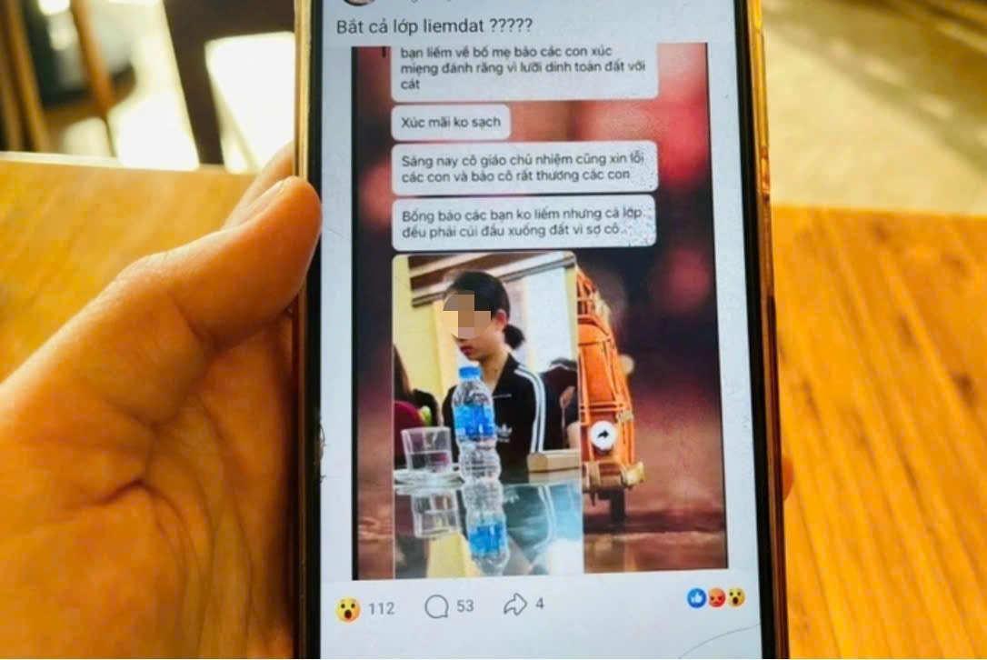 Công an vào cuộc vụ giáo viên bị tố bắt học sinh liếm đất vì ghế cô bẩn