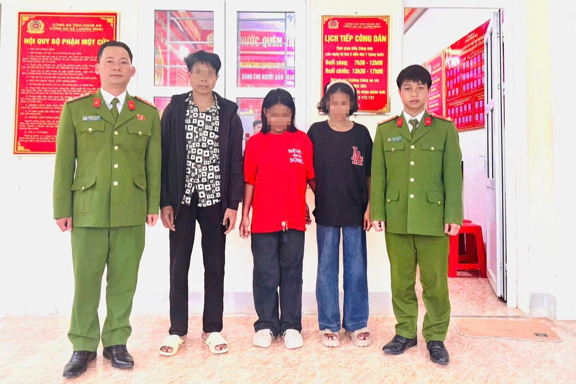 Hai bé gái trốn nhà "ra nước ngoài làm việc", được tìm thấy trong khách sạn