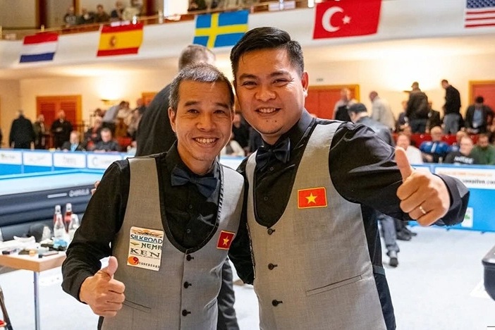 Báo chí thế giới thán phục chức vô địch của đội tuyển billiards Việt Nam