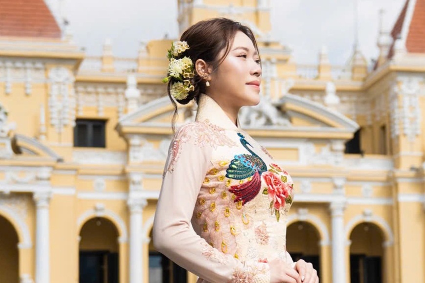 Hoa hậu Thanh Thảo từ Mỹ về Việt Nam làm Đại sứ Lễ hội Áo dài TPHCM