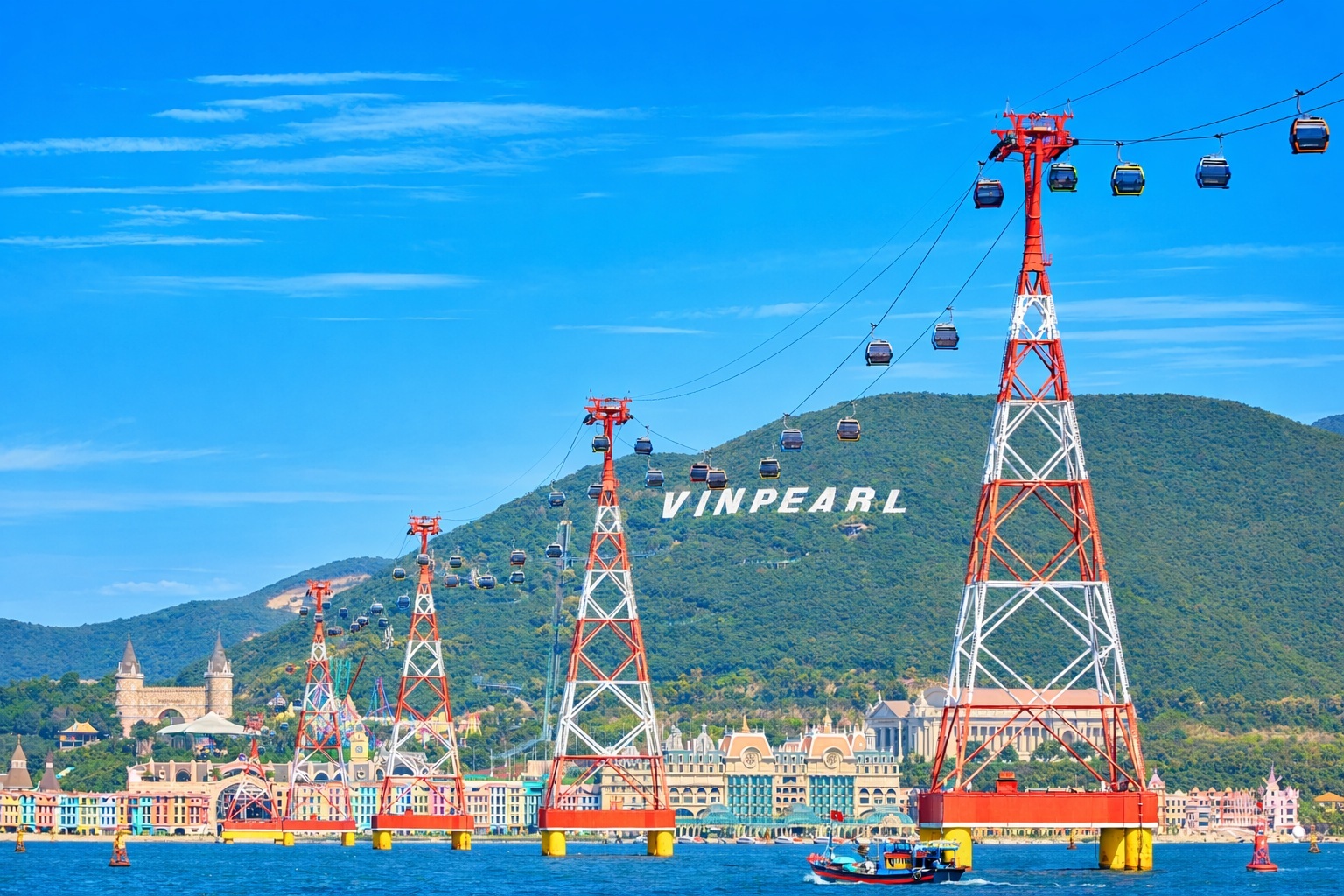 Cáp treo Vinpearl Nha Trang vào nhóm cáp treo đẹp nhất châu Á