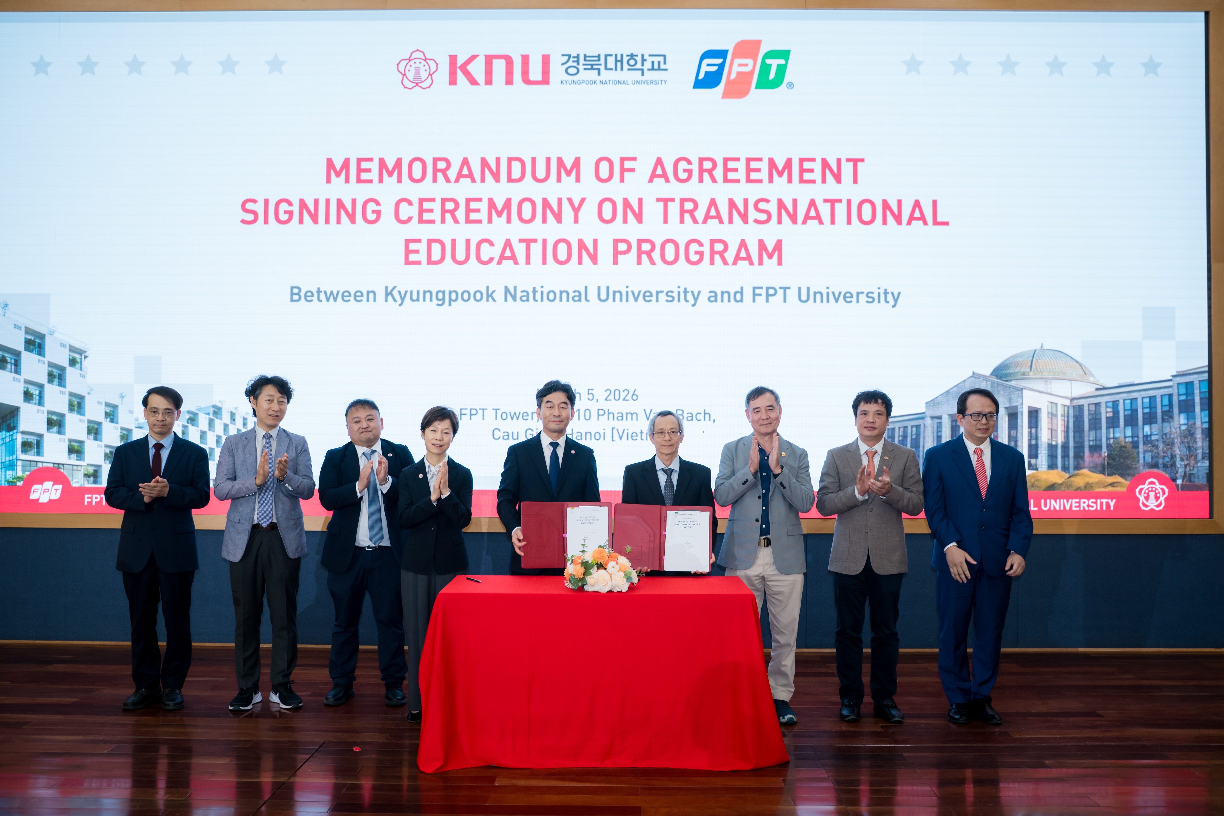 FPT hợp tác Kyungpook National University triển khai chương trình đào tạo quốc tế tại Việt Nam