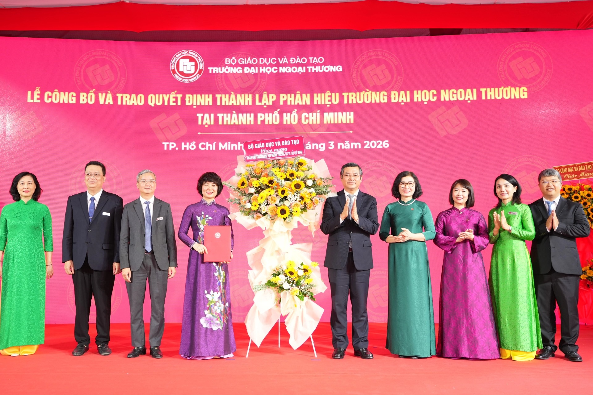 Thành lập phân hiệu Trường Đại học Ngoại thương tại TPHCM