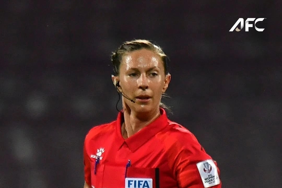 Trọng tài người Australia bắt chính trận đấu tuyển nữ Việt Nam gặp Đài Loan