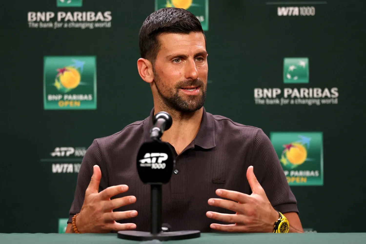 Djokovic thể hiện quyết tâm trước thềm Indian Wells Masters