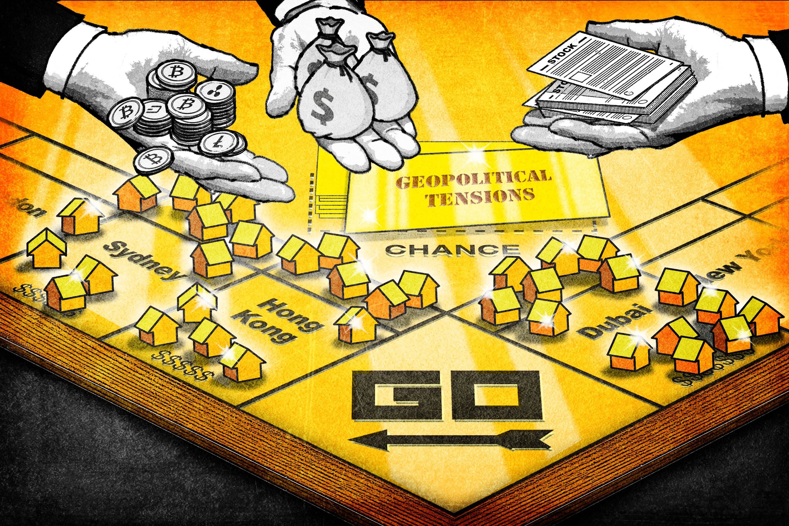 Bom đạn nắn dòng vốn tỷ phú, bản đồ địa ốc siêu sang đổi ngôi