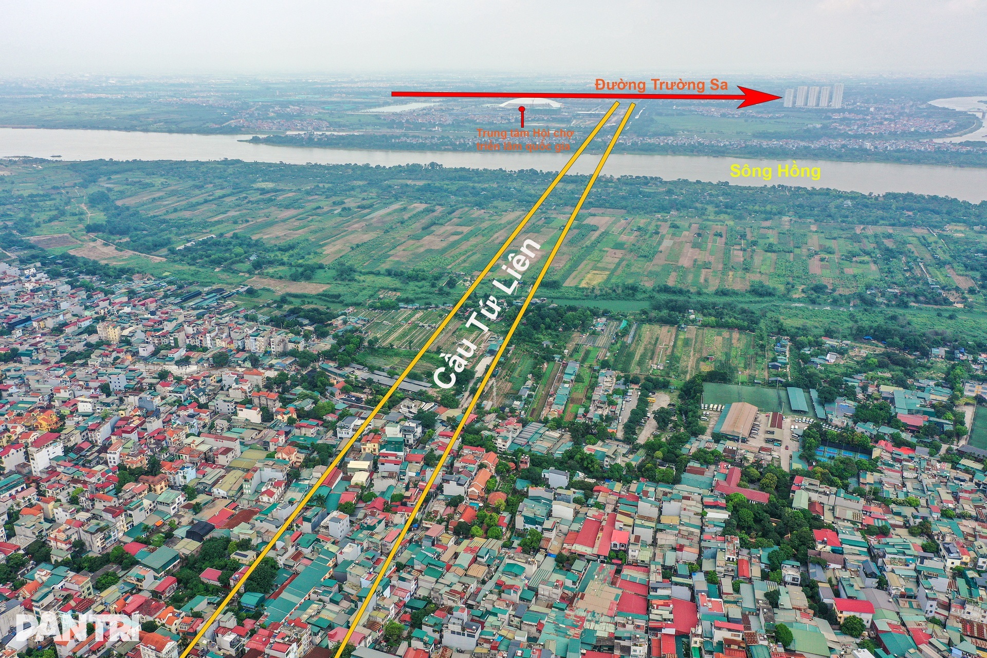 Diễn biến mới tại dự án xây cầu 20.000 tỷ đồng bắc qua sông Hồng