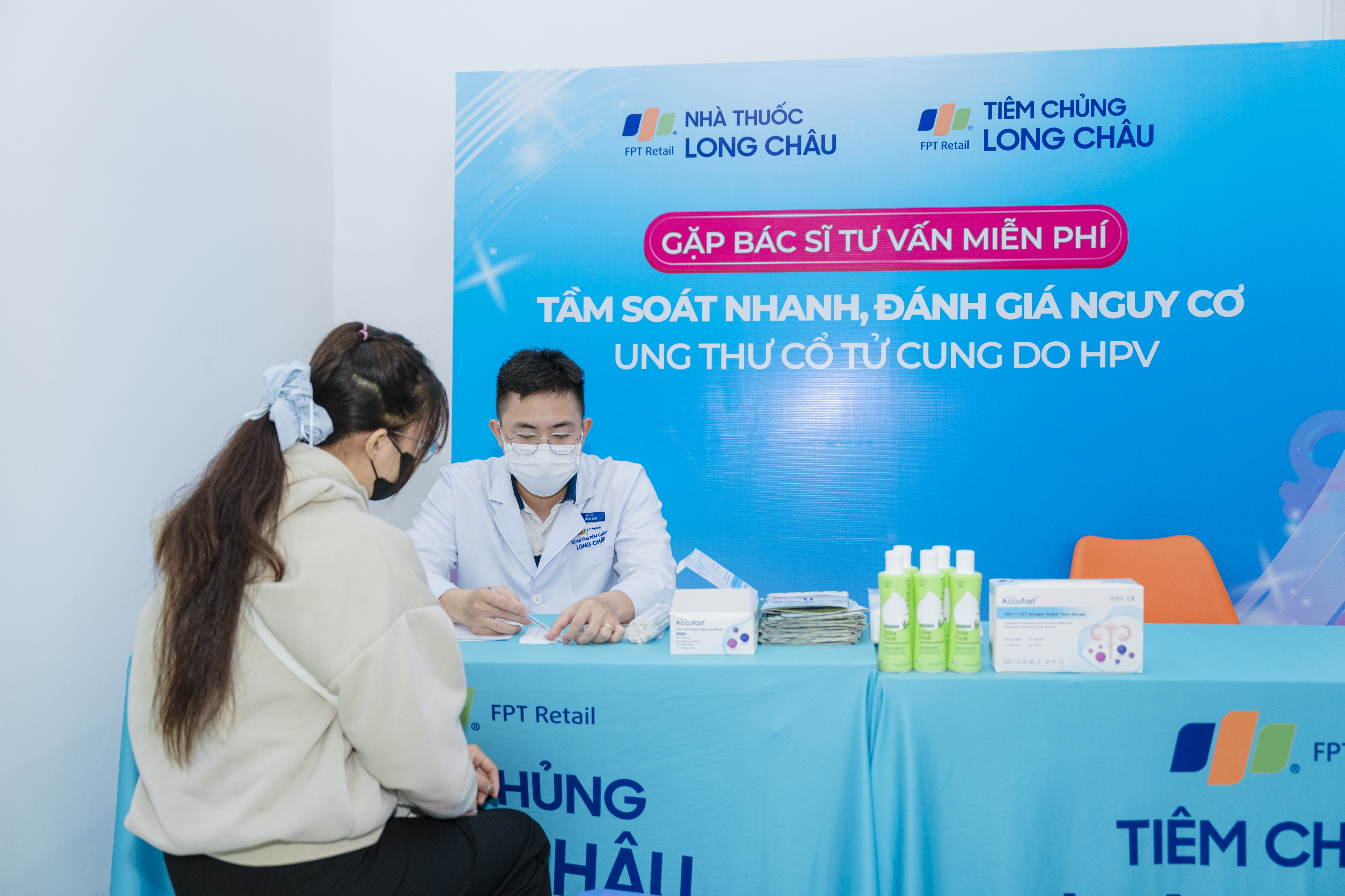 Chặn nguy cơ ung thư cổ tử cung từ sớm: Long Châu tầm soát HPV miễn phí cho cộng đồng