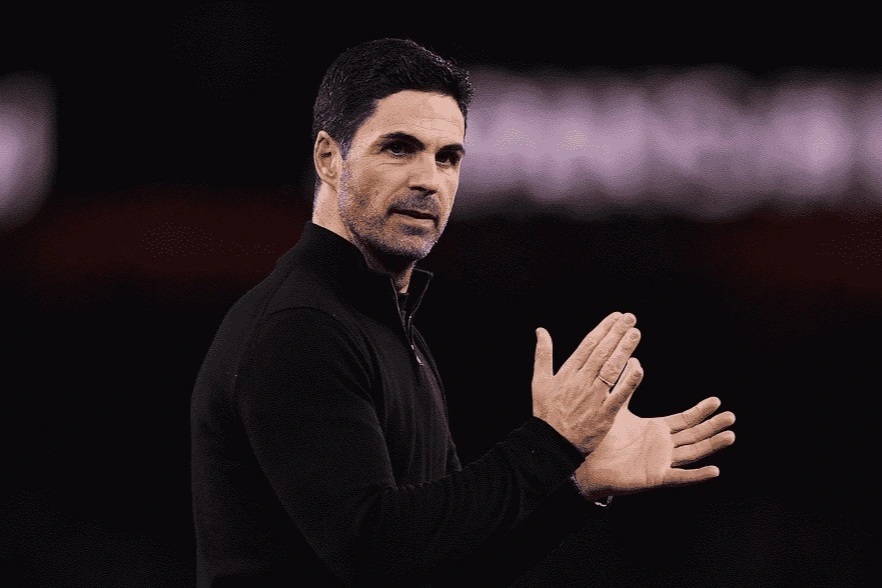 Phản ứng của HLV Mikel Arteta khi Arsenal đánh bại Everton