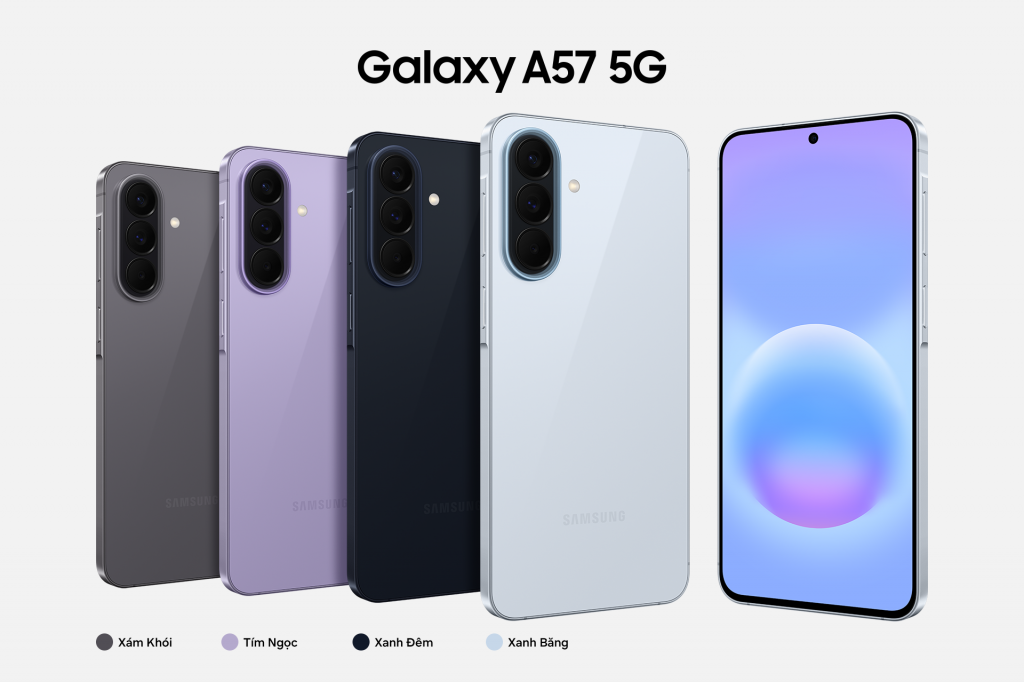 Samsung ra mắt bộ đôi smartphone Galaxy A57 và A37, giá từ 10,29 triệu đồng
