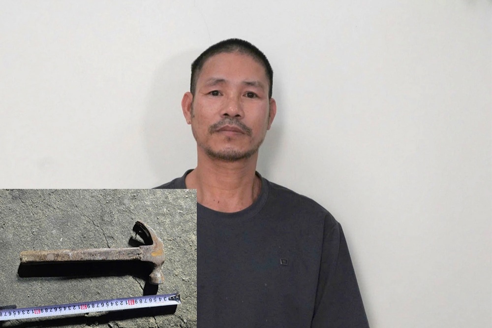 Bị xứ lý nồng độ cồn, tài xế dùng búa đánh vào đầu cảnh sát