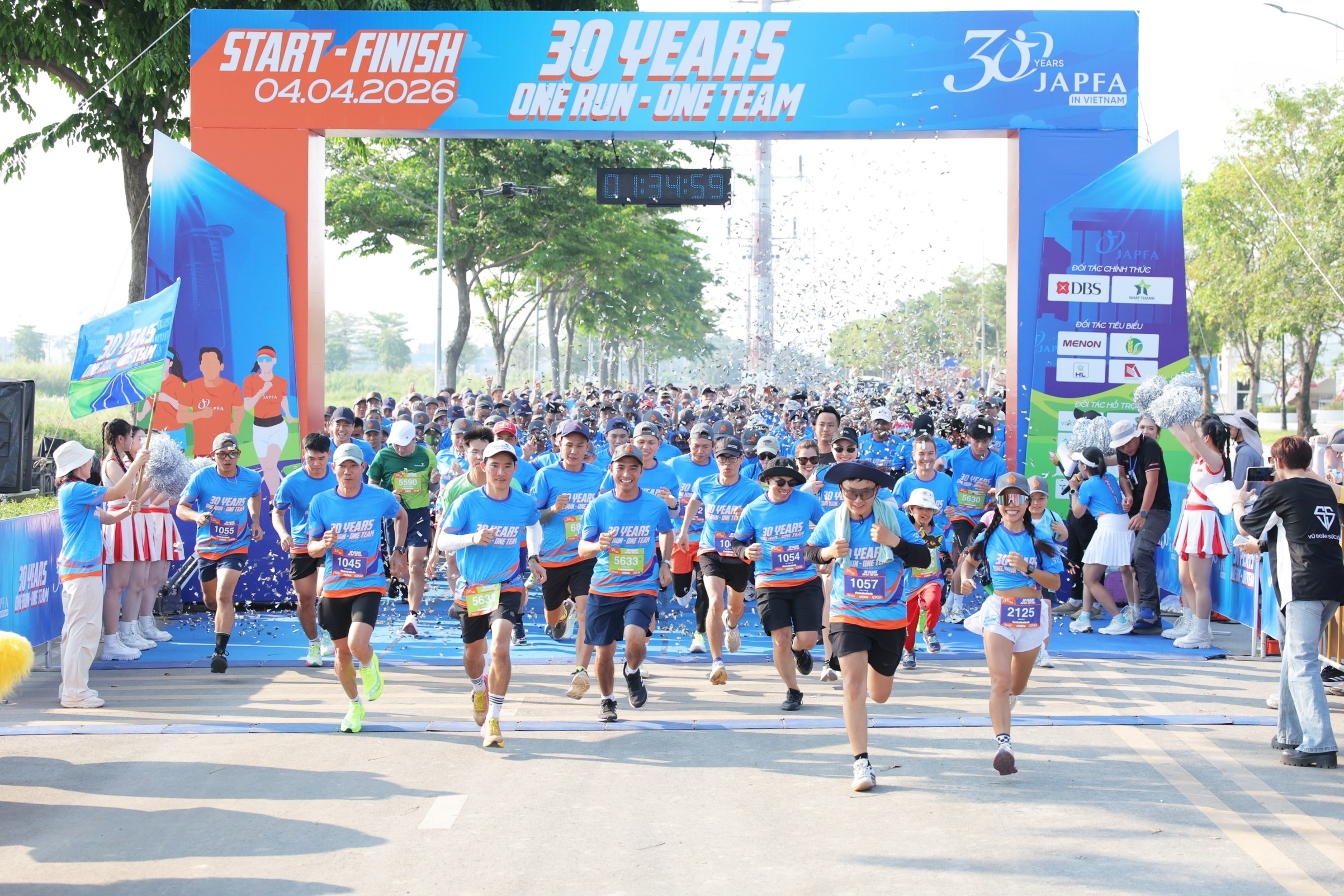 Japfa Việt Nam tổ chức giải chạy “30 Years: One Run - One Team”