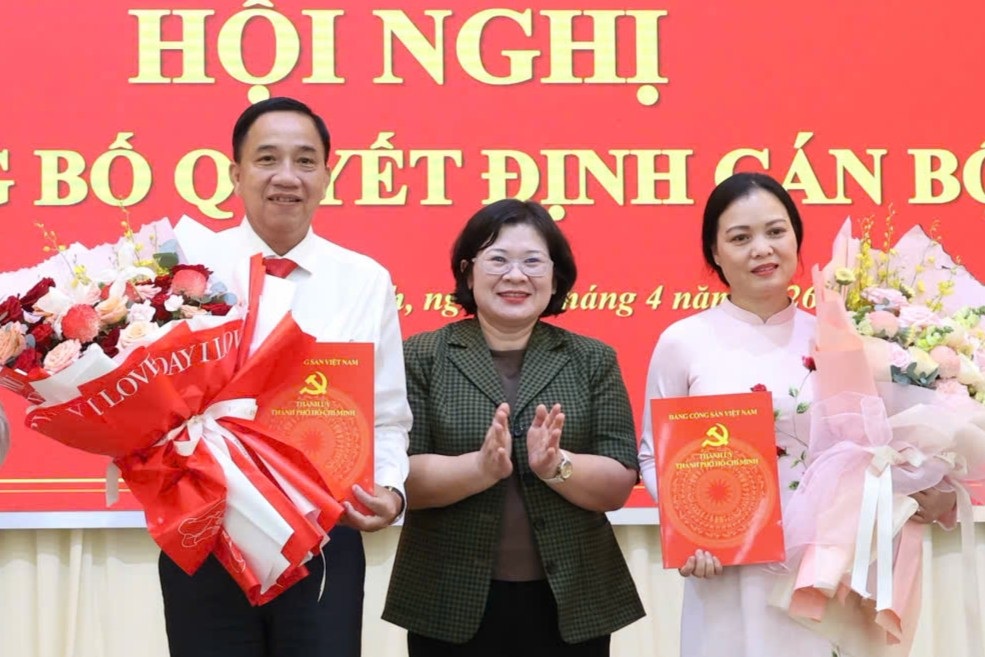 TPHCM điều động bí thư một phường làm lãnh đạo Sở Nội vụ