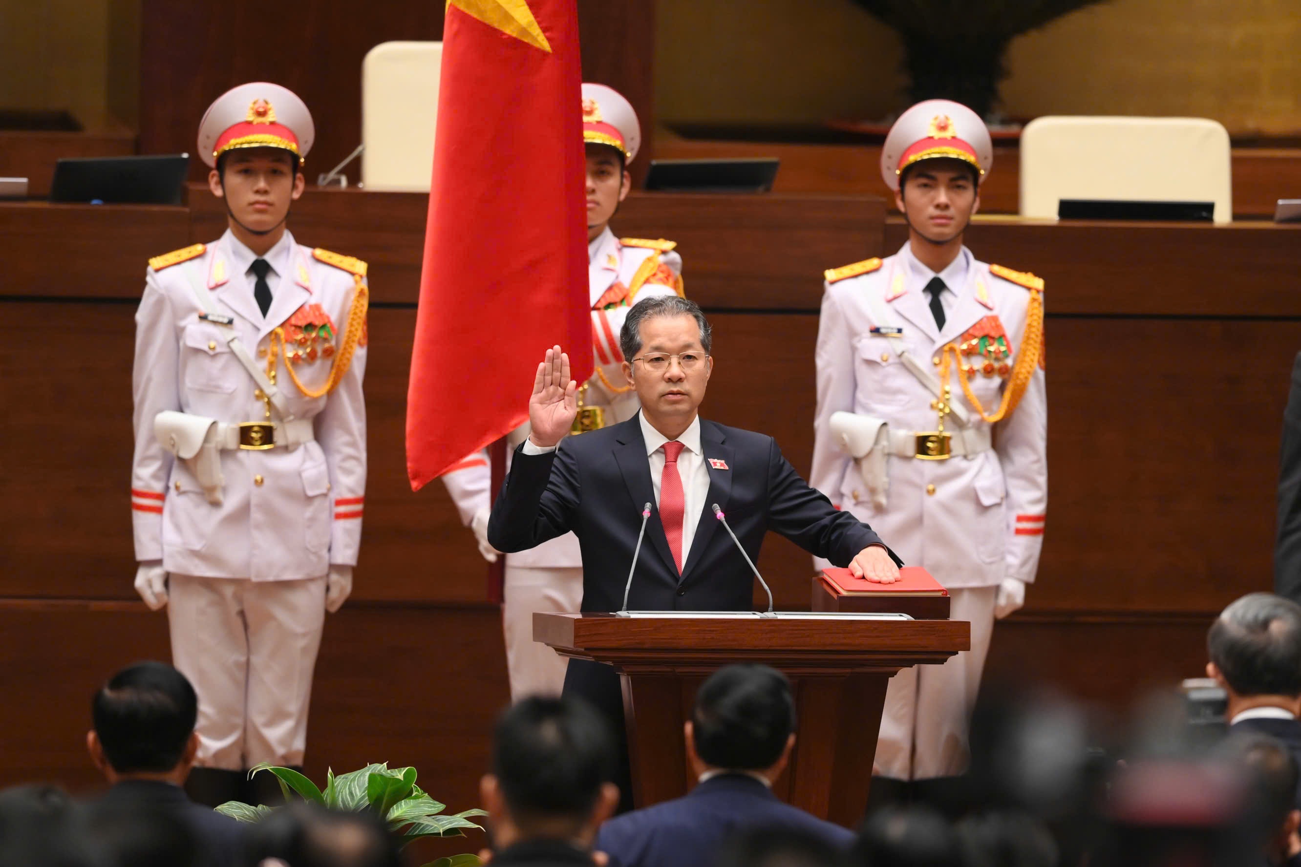 Lễ tuyên thệ của Chánh án TAND Tối cao Nguyễn Văn Quảng
