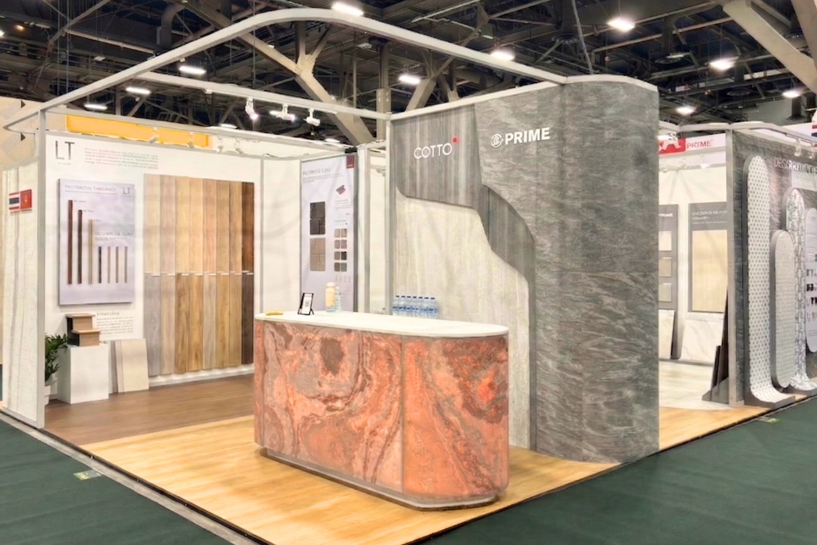 Giải pháp vật liệu ốp lát của Prime xuất hiện tại Coverings 2026
