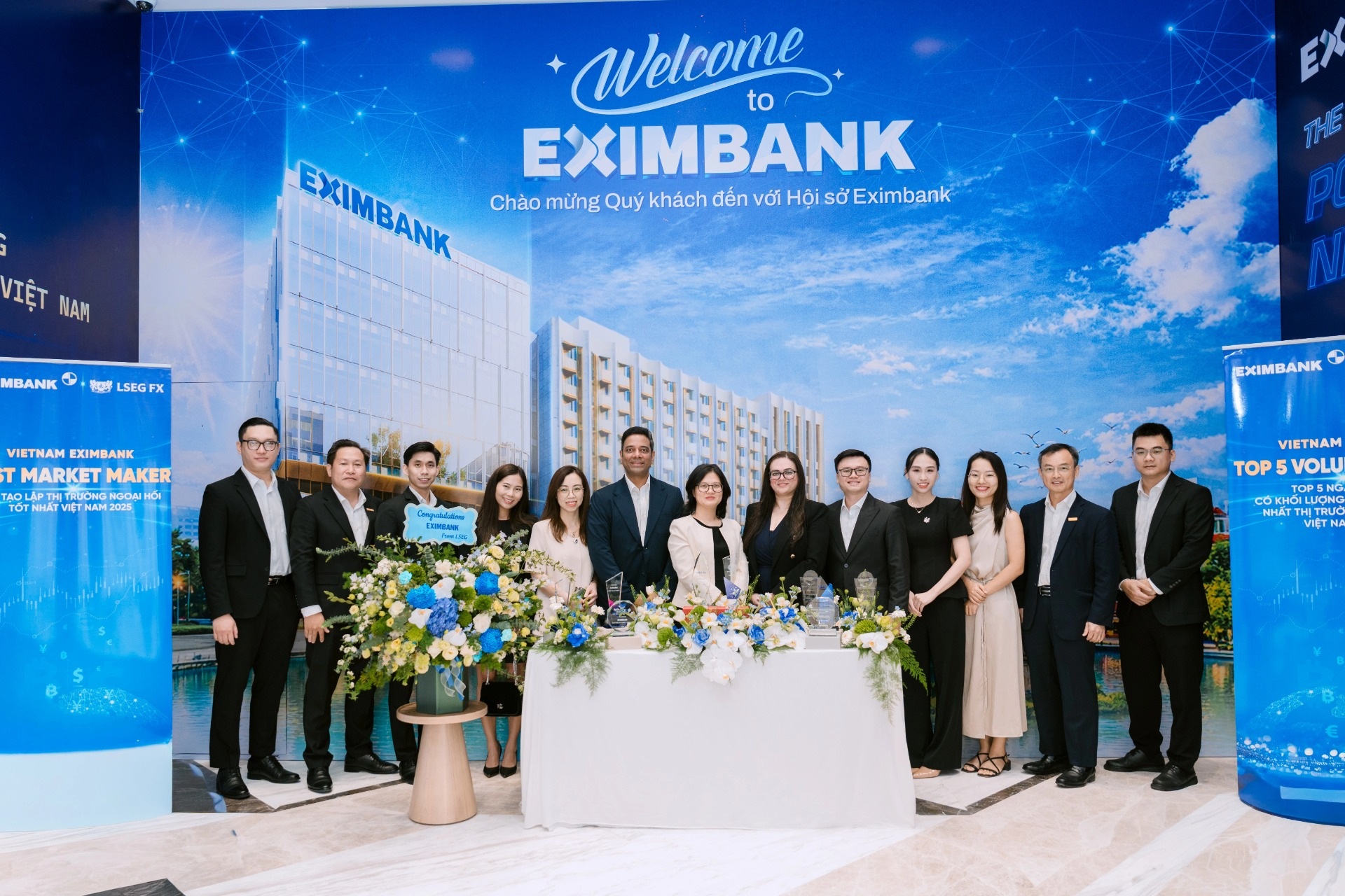 Eximbank được LSEG trao giải “Best Market Maker”, khẳng định năng lực ngoại hối