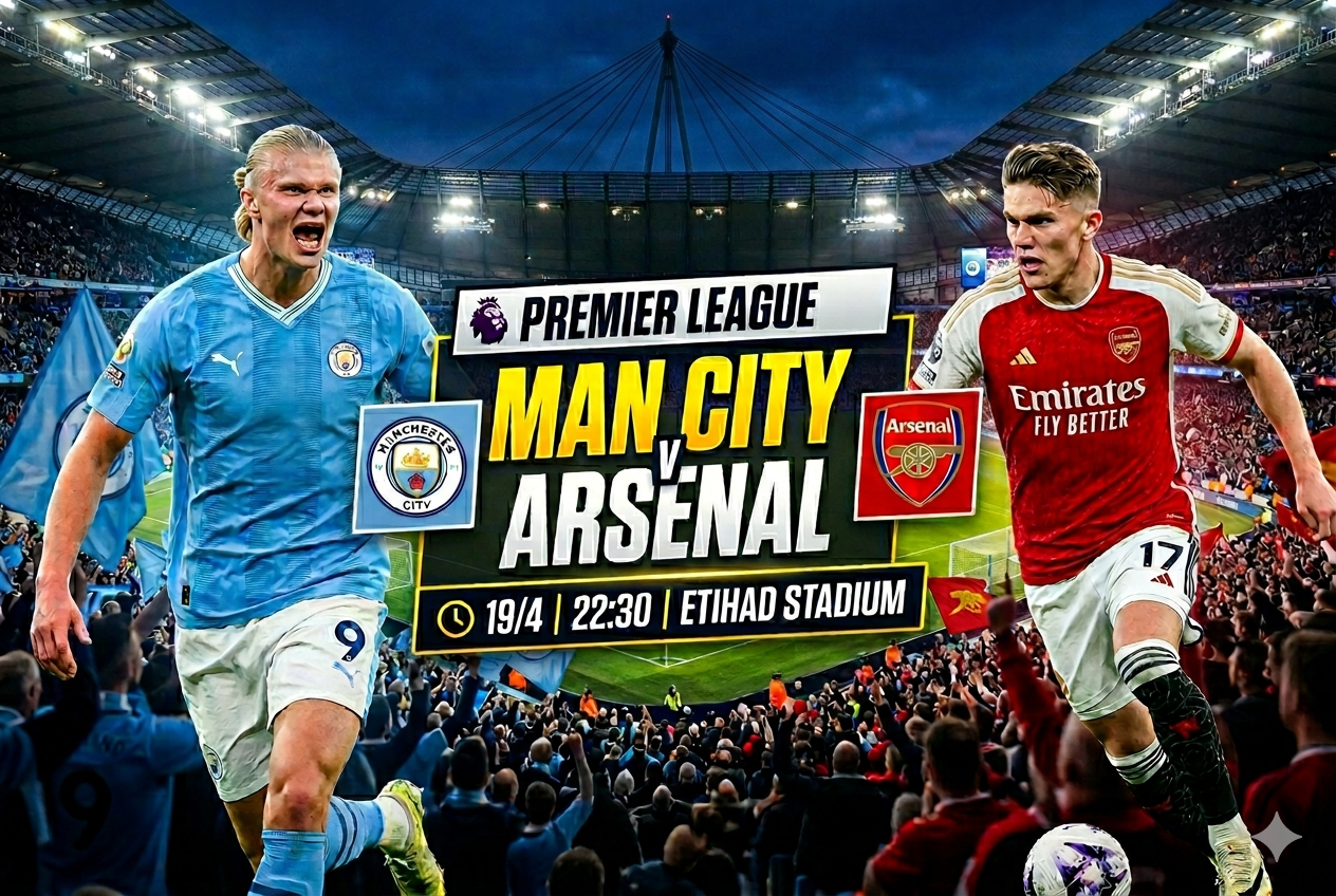 Siêu máy tính dự đoán kết quả trận Man City gặp Arsenal