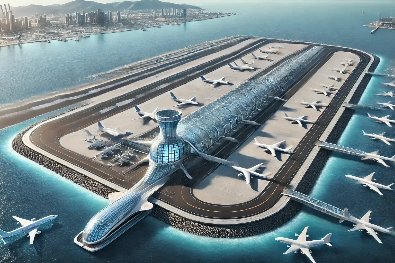 Đưa sân bay ra biển và cuộc dịch chuyển của bất động sản