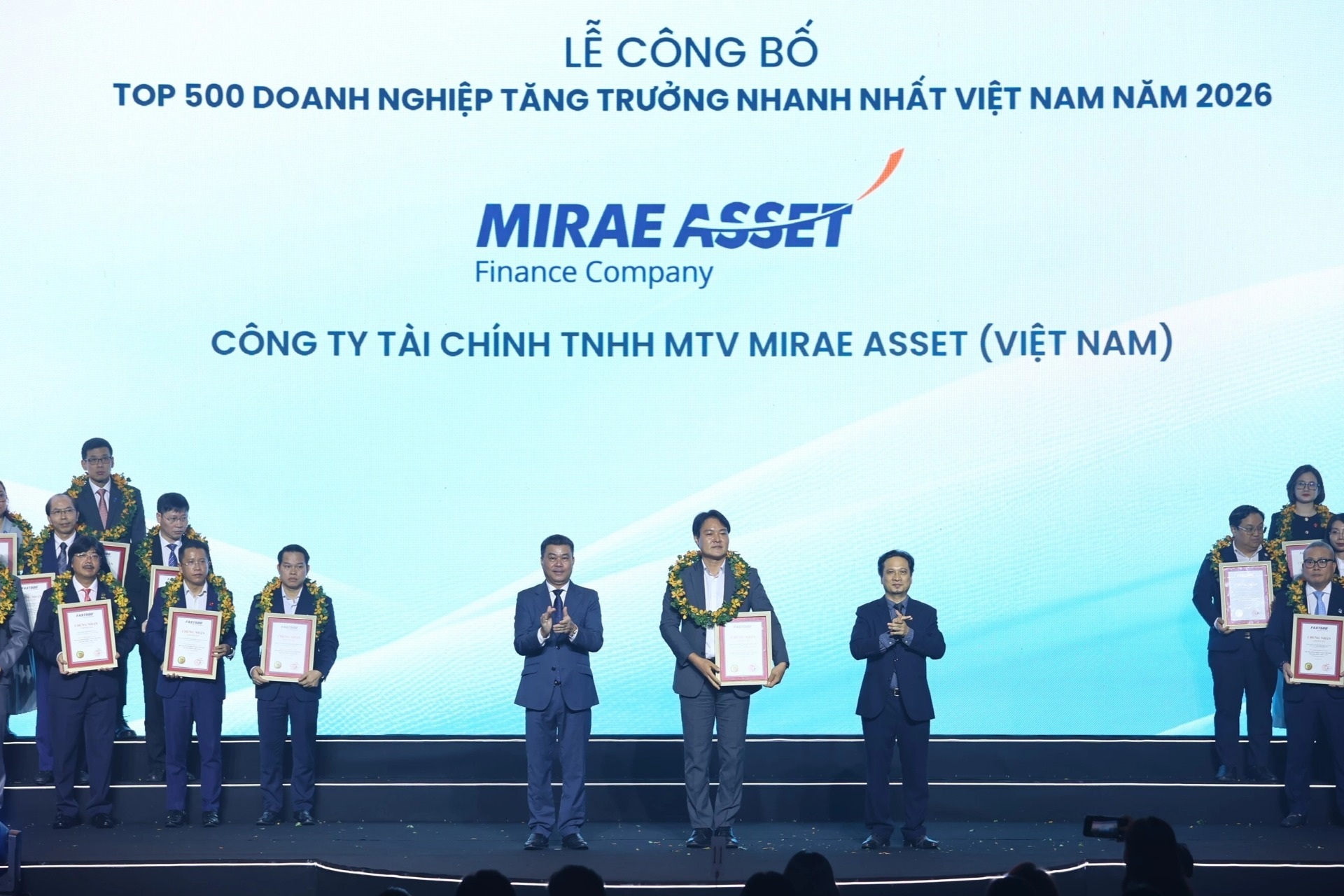 Tài chính Mirae Asset vào top FAST500 2026: Khẳng định đà tăng trưởng bền vững