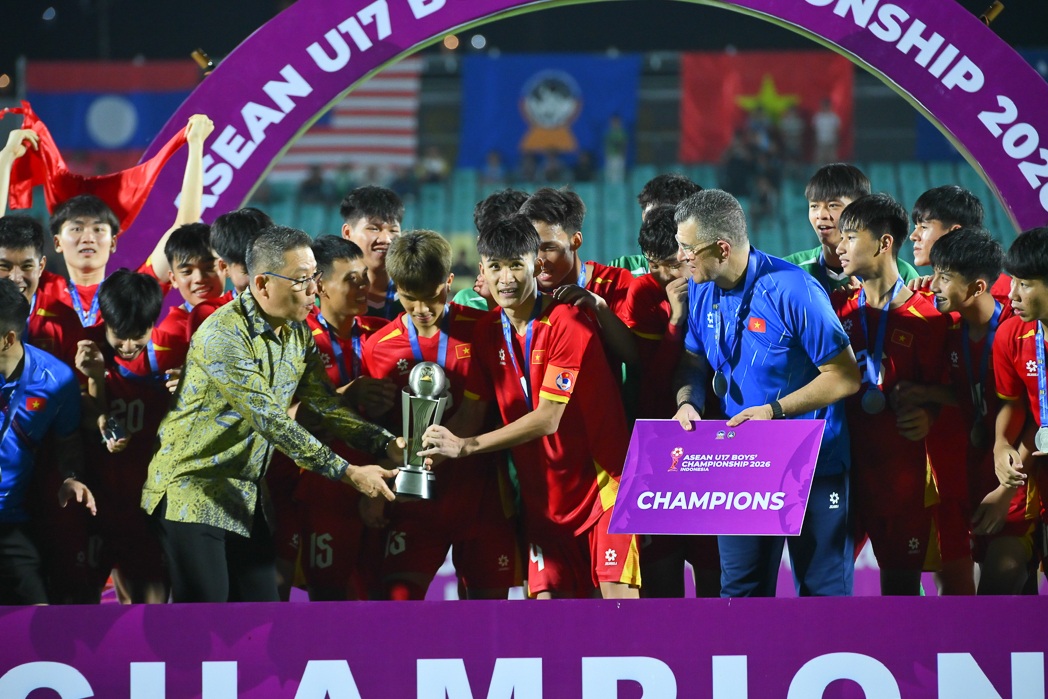 Hành trình vô địch ấn tượng của U17 Việt Nam ở giải Đông Nam Á 2026