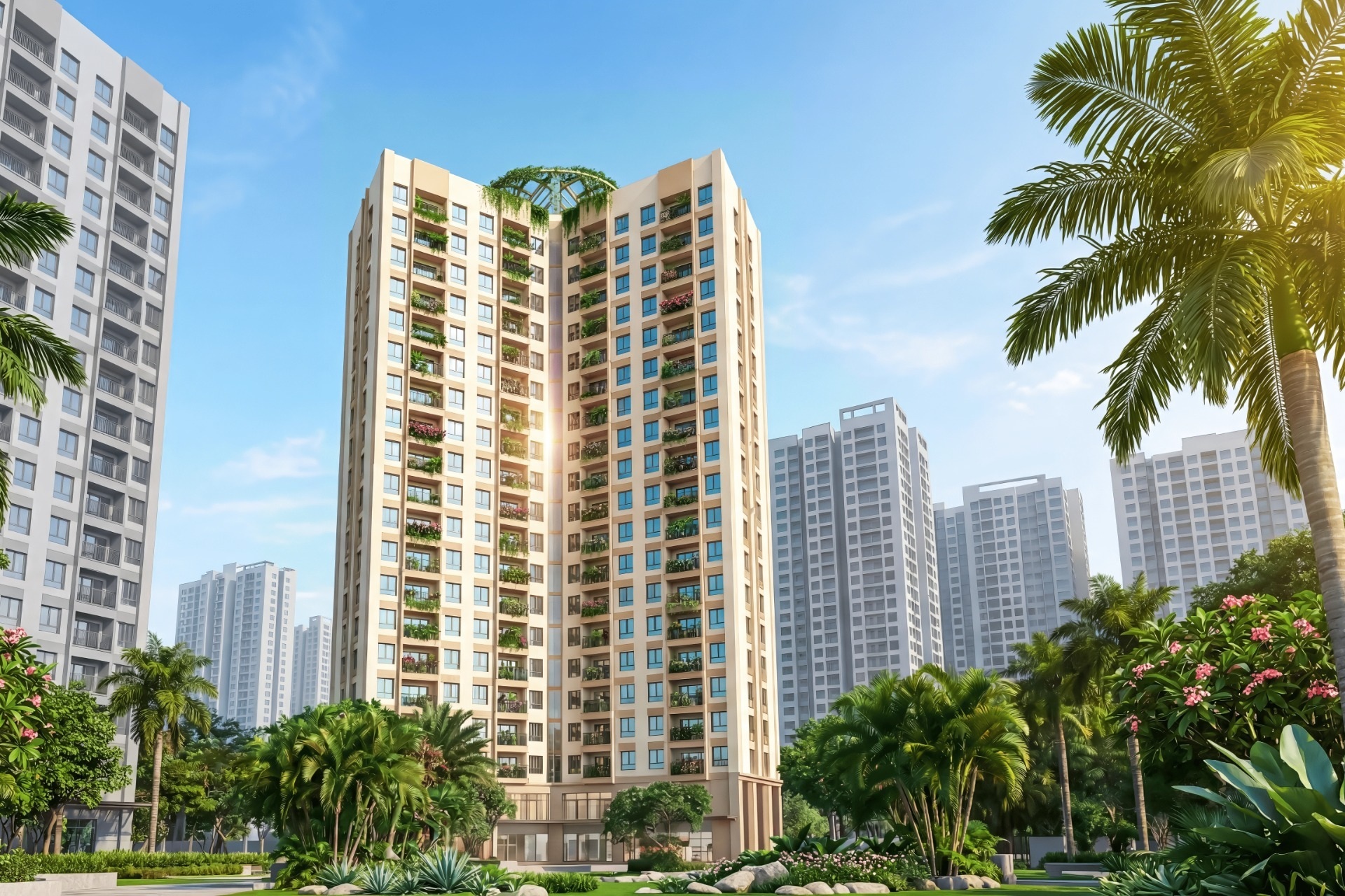 Viha Flora: Không gian sống mật độ xây dựng thấp dành cho cộng đồng chuộng riêng tư