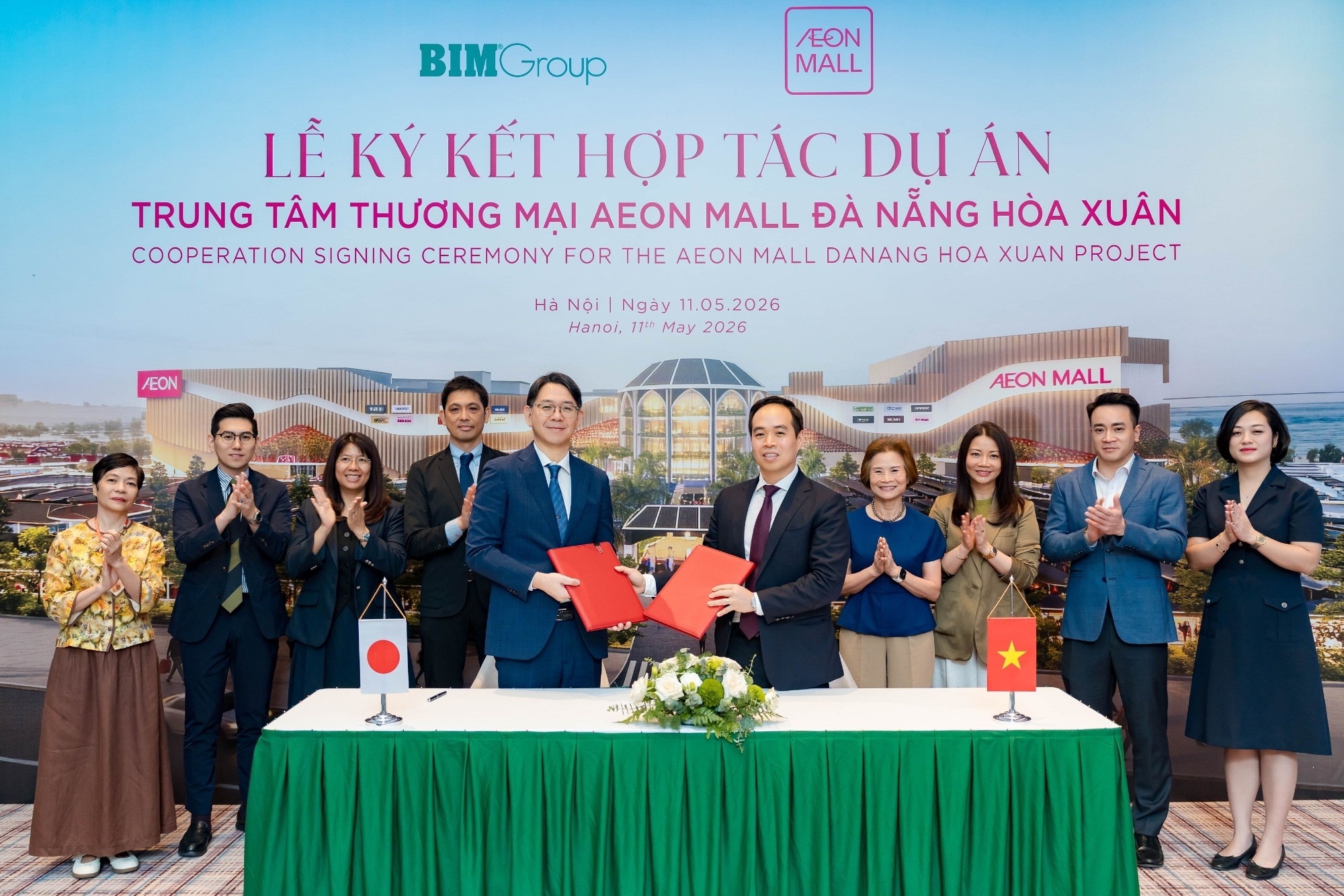 BIM Group ký hợp tác AEONMALL Việt Nam tại dự án trung tâm thương mại hơn 4.300 tỷ đồng