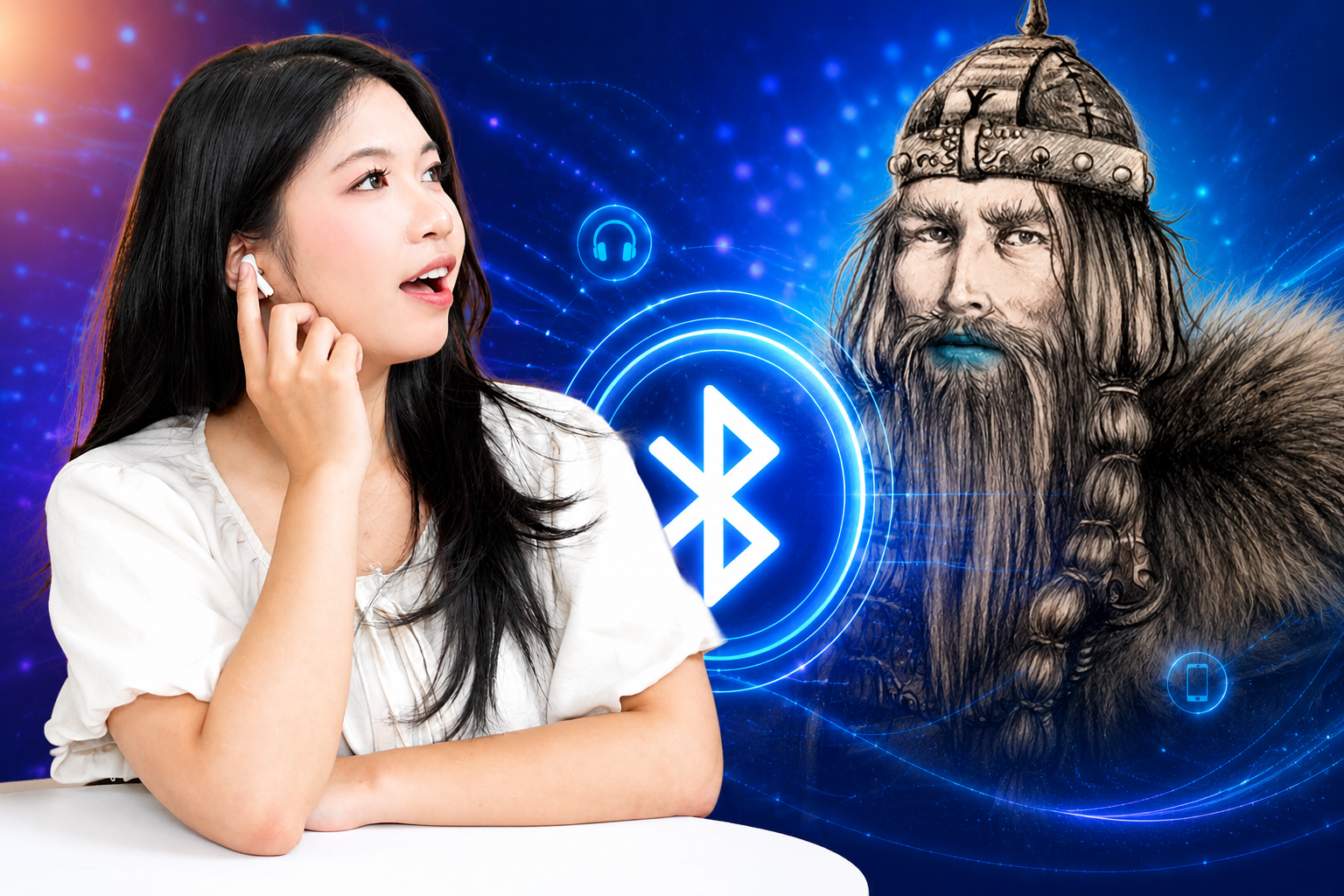 Bluetooth được đặt theo tên một vị vua Viking có răng xanh?