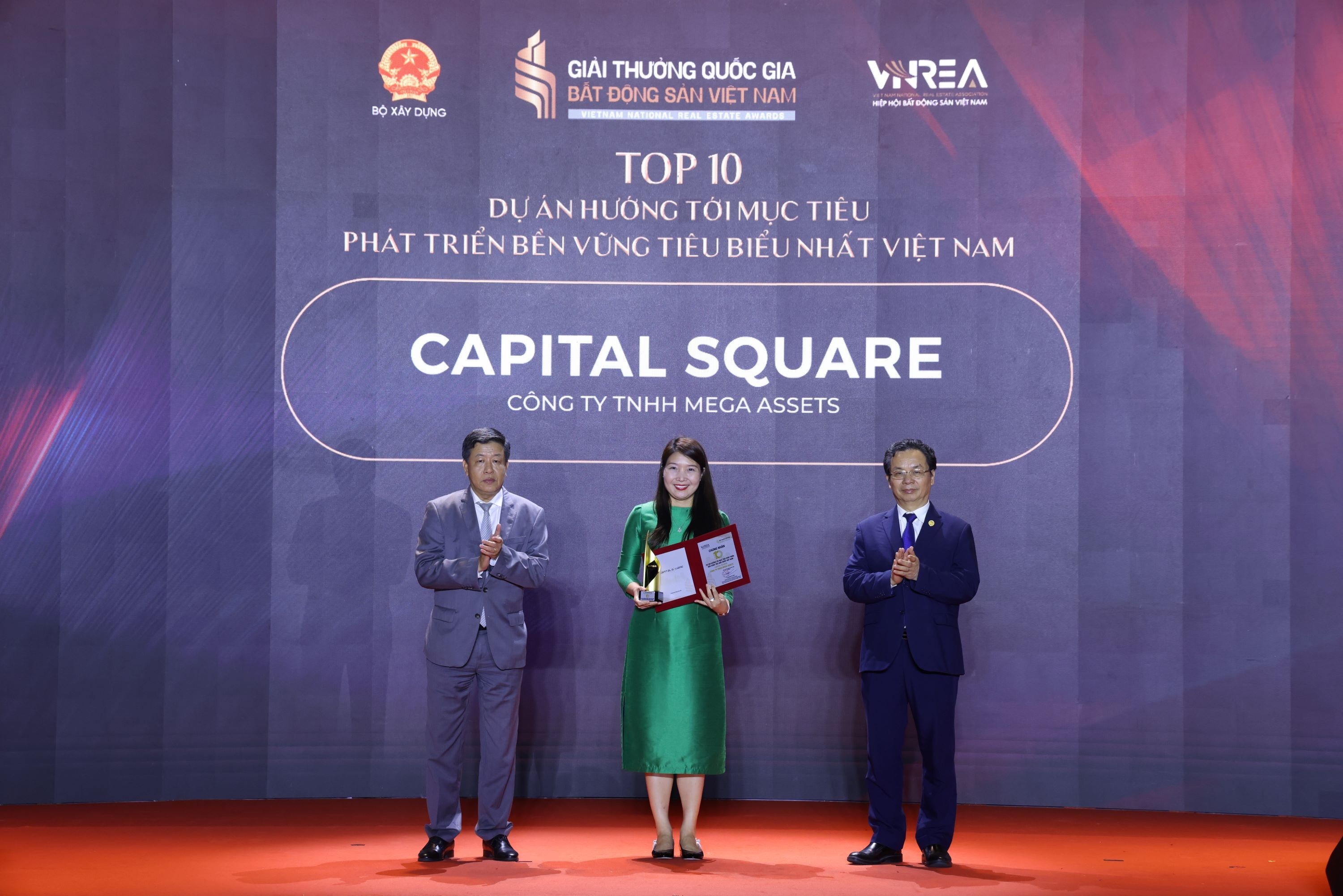 Capital Square vào “Top 10 Dự án hướng tới mục tiêu phát triển bền vững tiêu biểu nhất Việt Nam”