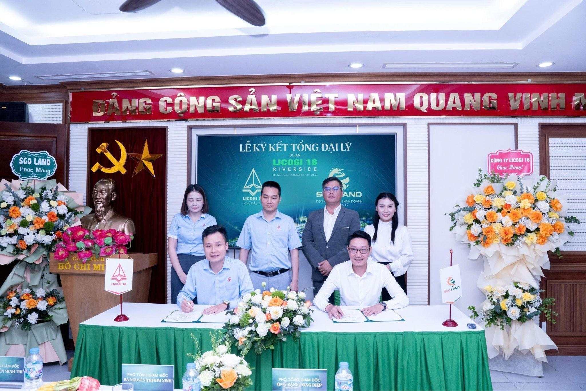 Licogi 18 Riverside ra mắt giai đoạn 2, ký kết cùng Tổng đại lý SGO Land