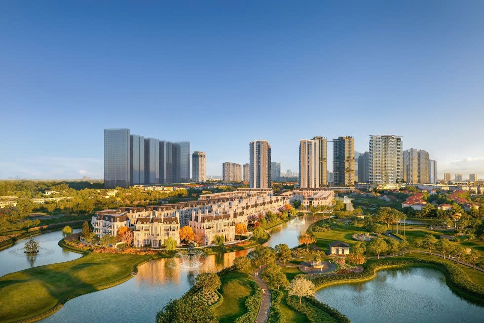 Dự án The Windsor Collection sắp hình thành giữa công viên Ciputra Central Park