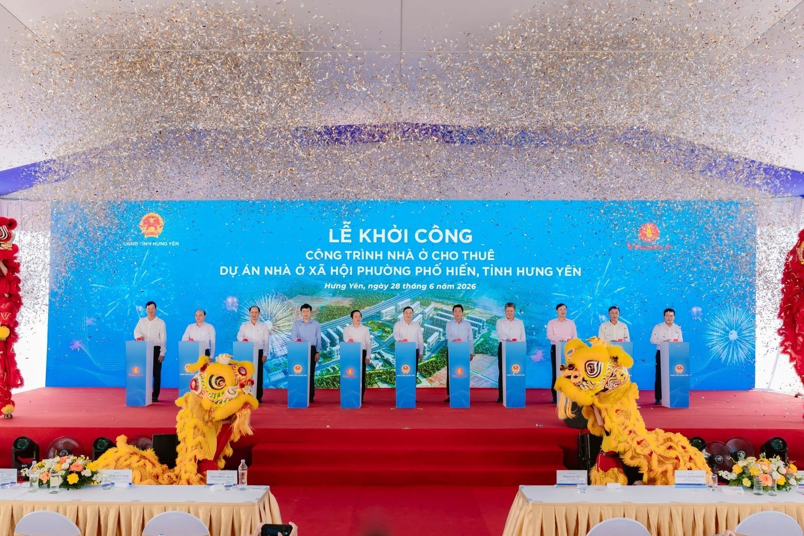 Vingroup khởi công công trình nhà ở cho thuê tại Phố Hiến, Hưng Yên