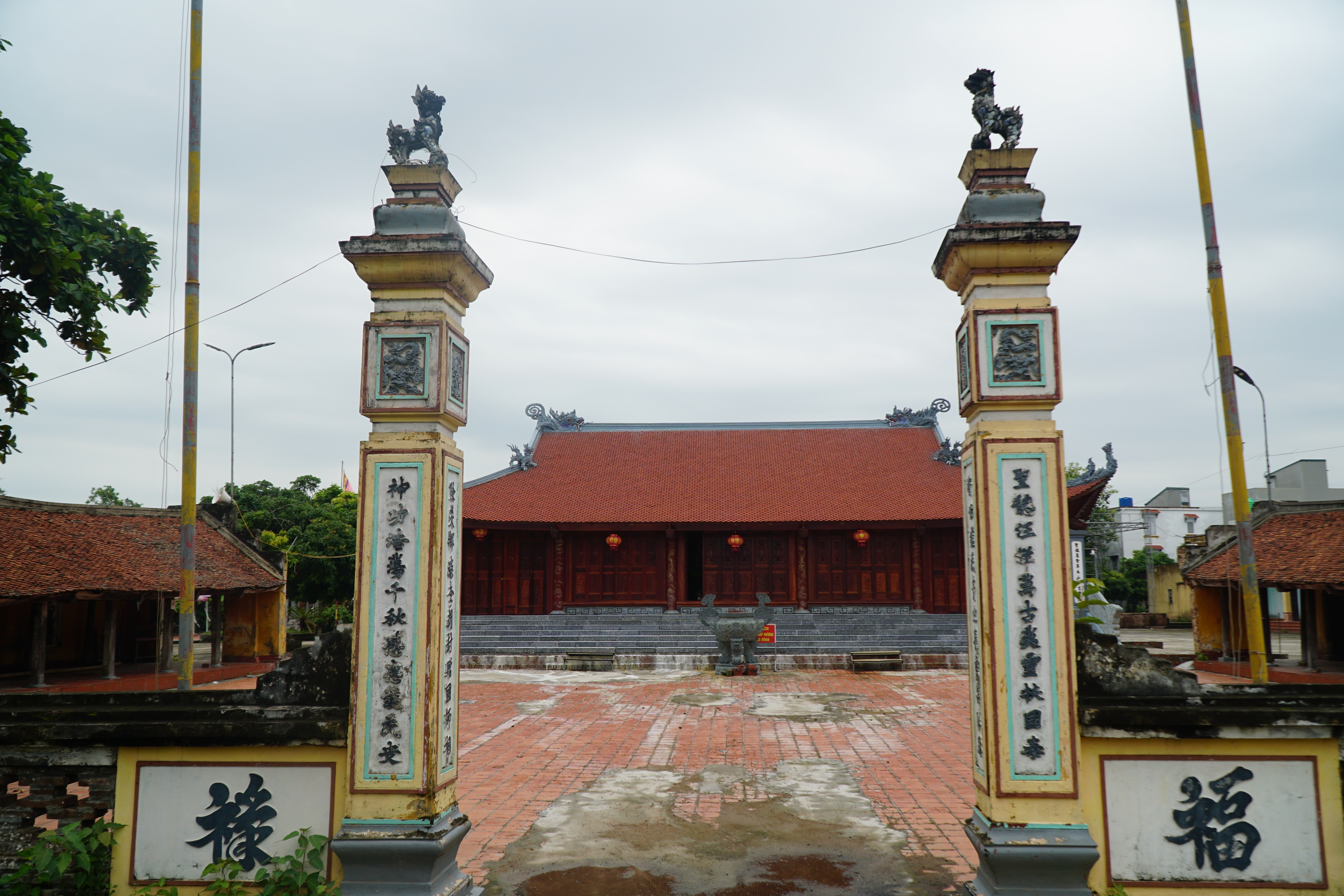 Di tích La Vân nơi cặp nghê đá cổ bị kẻ gian lấy trộm