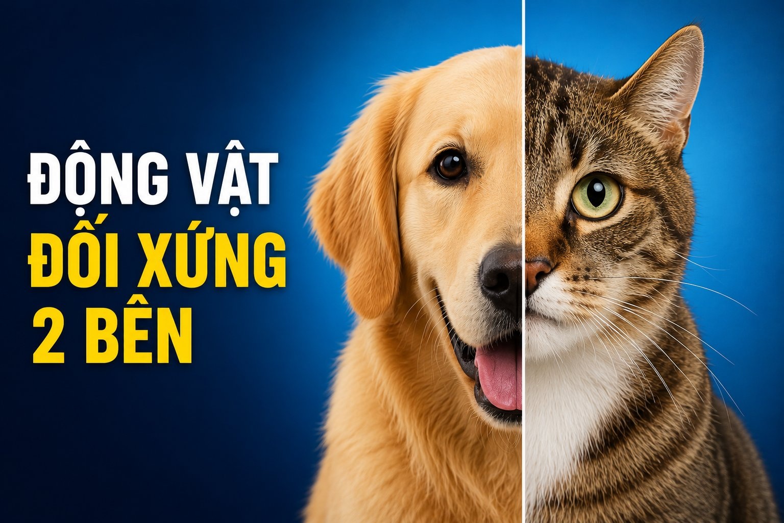 Sự phức tạp đằng sau việc hầu hết động vật có cơ thể đối xứng 2 bên?