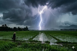 Người đàn ông ở Hà Nội bị sét đánh tử vong