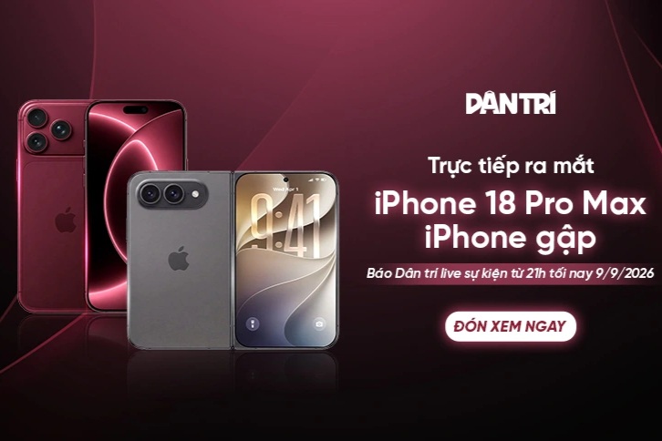 Tường thuật trực tiếp sự kiện Apple ra mắt iPhone 18, đón chờ iPhone gập