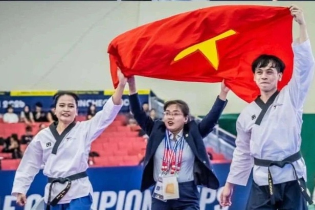Taekwondo Việt Nam giành huy chương vàng ở giải thế giới