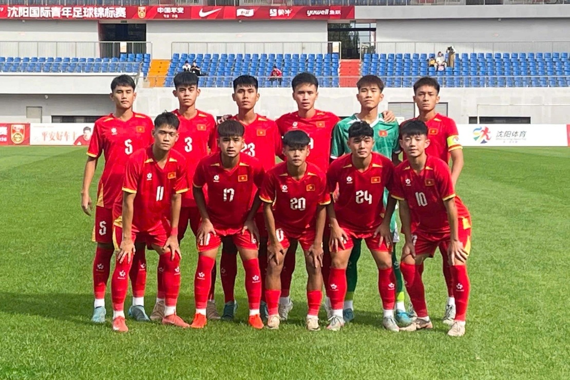 U16 Việt Nam thua trận ra quân tại giải CFA Team China 2026