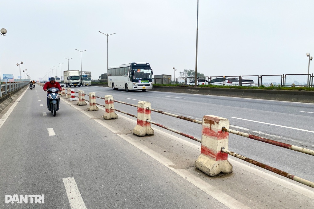 Số vụ tai nạn trên cầu Thanh Trì giảm đáng kể từ khi tổ chức lại giao thông