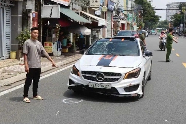 Bắt giam tài xế lái Mercedes tông 2 chị em rồi bỏ chạy ở Vũng Tàu